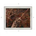 Картина в раме Декор Депо Эдуард Абжинов "Космическая яблоня" E20 46x56 см