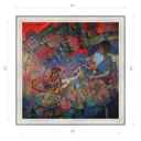 Картина в раме Декор Депо Эдуард Абжинов "Red Moscow" E20 61x61 см