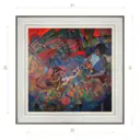 Картина в раме Декор Депо Эдуард Абжинов "Red Moscow" E20 31x31 см