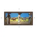 Картина в раме Декор Депо Эдуард Абжинов "Небесно-голубой день" E21 36x76 см