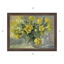 Картина в раме Декор Депо Ксения Черномор "Жёлтые тюльпаны" E21 51x66 см