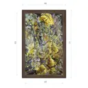 Картина в раме Декор Депо Ксения Черномор Отражение Желтая хризантема E21 71x46 см