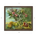 Картина в раме Декор Депо Ксения Черномор "Натюрморт с азалией" E21 61x71 см