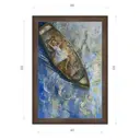 Картина в раме Декор Депо Ксения Черномор "Золотой дождь" E21 66x46 см