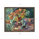 Картина в раме Декор Депо Ксения Черномор "Вальс настурций" E21 91x111 см