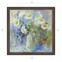 Картина в раме Декор Депо Ксения Черномор "Ромашки" E21 61x61 см