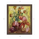 Картина в раме Декор Депо Ксения Черномор "Тюльпановое настроение" E21 61x51 см