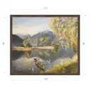 Картина в раме Декор Депо Ксения Черномор "На озере Комо" E21 96x111 см