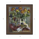 Картина в раме Декор Депо Ксения Черномор "Натюрморт с белыми перчатками" E21 41x36 см