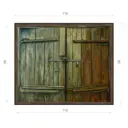 Картина в раме Декор Депо Эдуард Абжинов "От ворот поворот" E21 96x116 см