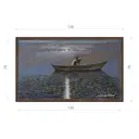 Картина в раме Декор Депо Эдуард Абжинов "Серебристая ночь" E21 76x126 см