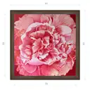 Картина в раме Декор Депо Эдуард Абжинов "Пион" E21 61x61 см
