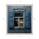 Картина в раме Декор Депо Эдуард Абжинов "Открытые ставни" E20 86x76 см