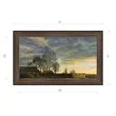 Картина в раме Декор Депо Эдуард Абжинов "Осень в нагорной" E21 31x51 см