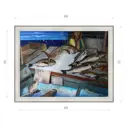 Картина в раме Декор Депо Эдуард Абжинов "Рыбная царица" E20 51x66 см