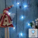 Электрогирлянда Снежинки 1.3 м холодный белый свет