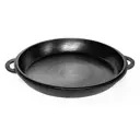 Сковорода для казана Davrmetall 34 см без крышки чугун цвет черный