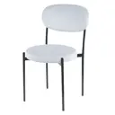 Стул Mebel Square Vortex 47x81x54 см велюр цвет белый