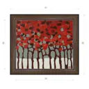 Картина в раме Декор депо Константин Малютин "Первый снег" E21 36x41 см без стекла