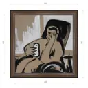 Картина в раме Декор депо Константин Малютин "Айфон" E21 46x46 см без стекла