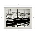 Картина в раме Декор депо Константин Малютин "Три лодки" E20 46x61 см без стекла