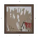 Картина в раме Декор депо Константин Малютин "Дом у леса" E21 46x46 см без стекла