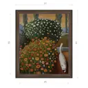 Картина в раме Декор депо Константин Малютин "Василиса в саду" E21 61x51 см без стекла