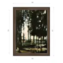 Картина в раме Декор депо Константин Малютин "Свет за деревьями" E21 61x46 см без стекла