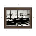 Картина в раме Декор депо Константин Малютин "Три лодки" E21 31x41 см без стекла