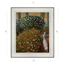 Картина в раме Декор депо Константин Малютин "Василиса в саду" E20 36x31 см без стекла