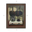 Картина в раме Декор депо Константин Малютин "Кофе" E21 46x36 см без стекла