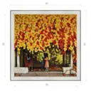 Картина в раме Декор депо Константин Малютин "Ботсад. В беседке" E20 61x61 см без стекла