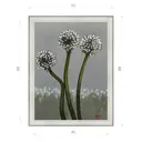 Картина в раме Декор депо Константин Малютин "Цветы лука" E20 66x51 см без стекла