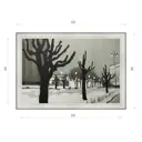 Картина в раме Декор депо Константин Малютин "Зимний пейзаж ВДНХ" E20 46x66 см без стекла