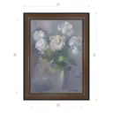Картина в раме Декор депо Ксения Черномор "Перламутровые розы" E21 41x31 см без стекла