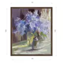 Картина в раме Декор депо Ксения Черномор "Сиреневый дождь" E21 106x91 см без стекла