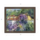 Картина в раме Декор депо Ксения Черномор "Новый Афон" E21 51x61 см без стекла