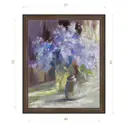 Картина в раме Декор депо Ксения Черномор "Сиреневый дождь" E21 61x51 см без стекла