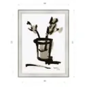 Картина в раме Декор депо Константин Малютин "Стакан с ветками" E20 61x46 см без стекла