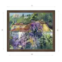 Картина в раме Декор депо Ксения Черномор "Новый Афон" E21 61x71 см без стекла