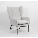 Кресло Stool group Мэйден 66x97x73 см ткань цвет серый