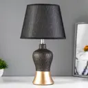 Настольная лампа Risalux джина е14 40вт черный 22x22x30 см gmv-0271 9705591 цвет жёлтый/золотой