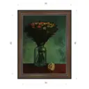 Картина в раме Декор депо Константин Малютин "Банка с цветами" E21 46x36 см без стекла