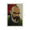 Картина в раме Декор депо Константин Малютин "Автопортрет с бородой" E20 116x81 см без стекла