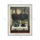 Картина в раме Декор депо Константин Малютин "Кофе" E20 46x36 см без стекла