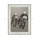 Картина в раме Декор депо Константин Малютин "Мотогонки" E20 41x31 см без стекла