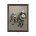 Картина в раме Декор депо Константин Малютин "Мотогонки" E21 61x46 см без стекла