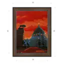 Картина в раме Декор депо Константин Малютин "ВДНХ. Час быка" E21 46x36 см без стекла