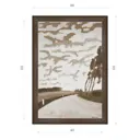 Картина в раме Декор депо Константин Малютин "Облака над дорогой" E21 66x46 см без стекла