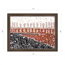 Картина в раме Декор депо Константин Малютин "Условный пейзаж" E21 46x61 см без стекла